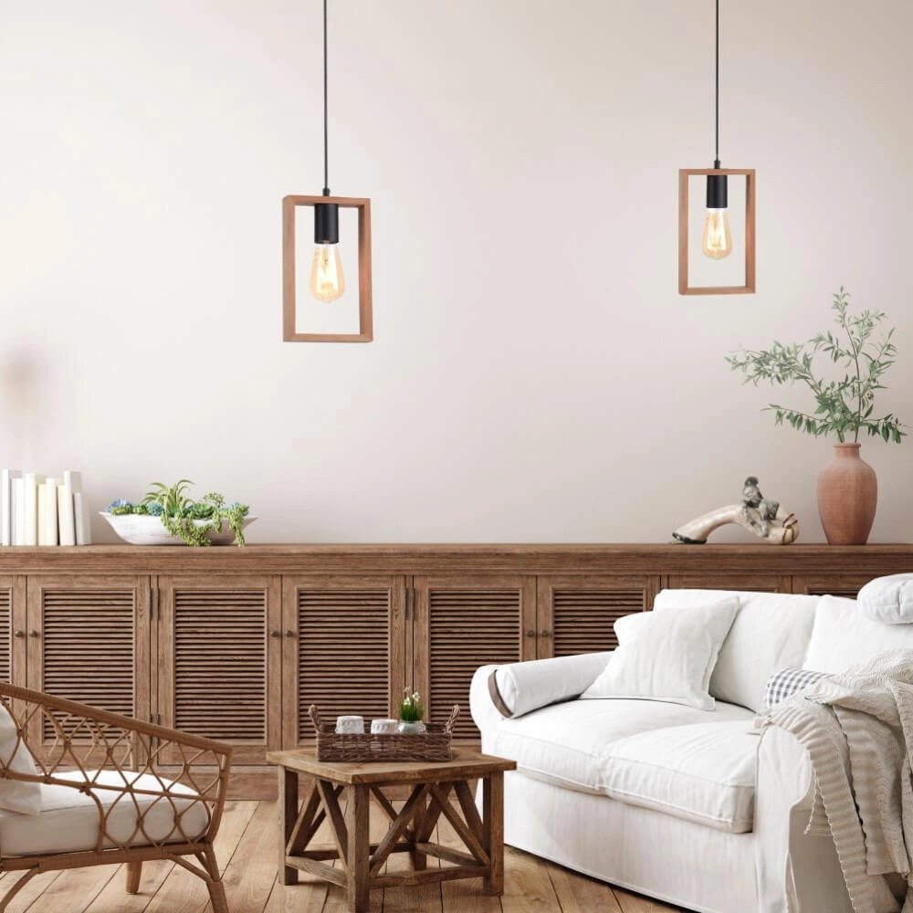 Country Pendant Lamp Franky 1-light Just Light 4043689966423