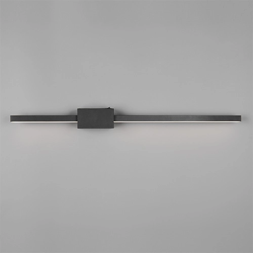 Modern wall lamp Cassino black 70.5cm Trio 4017807683226