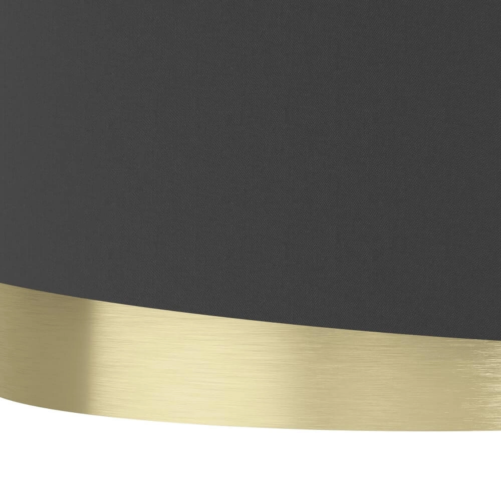 Ceiling lamp black with gold Manderline Ø 45cm Stars of Light 9002759399245