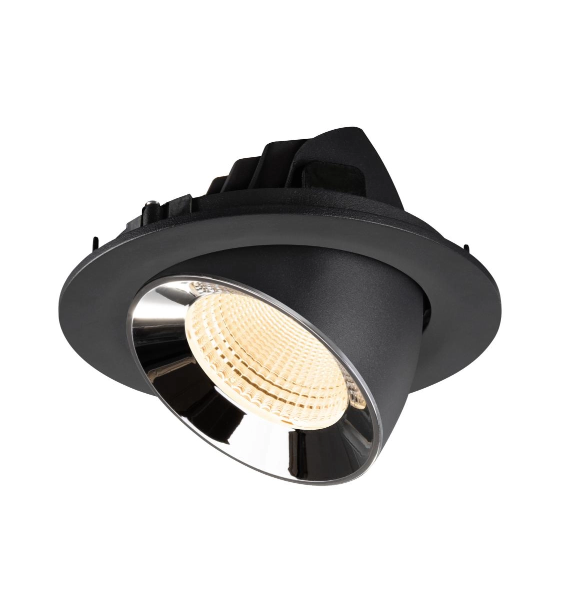 Recessed spotlight Numinos Gimble L black/chrome 2700K - 55deg SLV 4024163310437