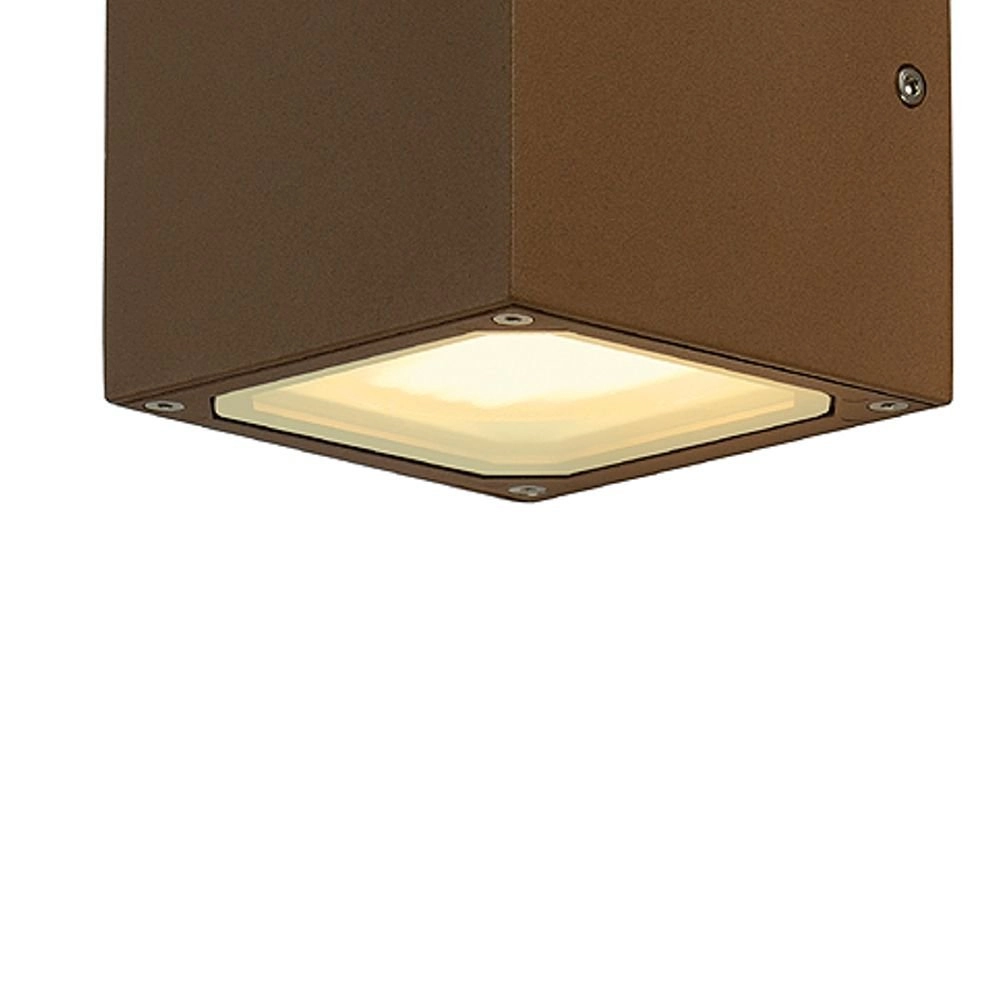 Wall lamp Sitra Cube Up - Down GX53 brown SLV 4024163112543
