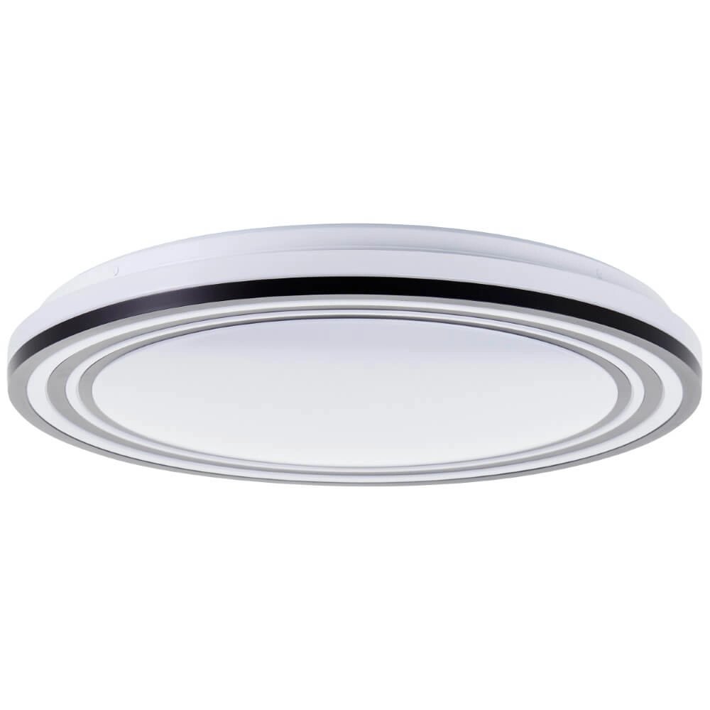 Black and white ceiling lamp Kobana Ø 49cm Brilliant 4004353426544