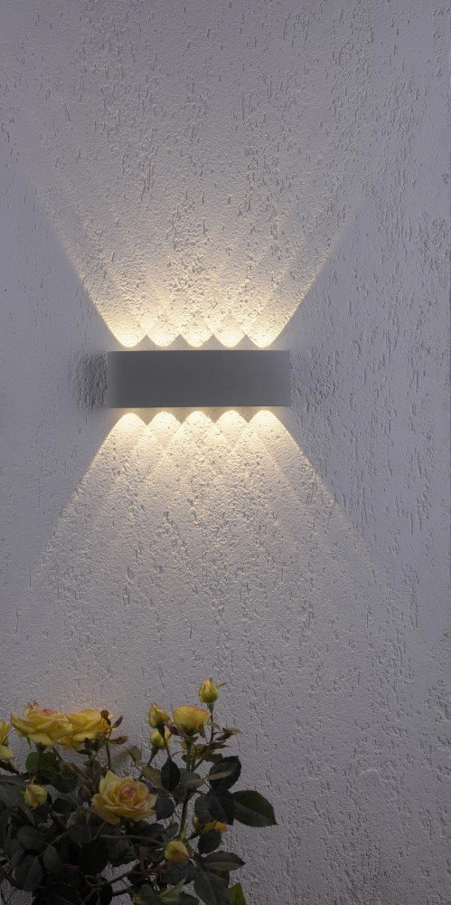 Design wall spot Carlo Up - Down 5-light gray Paul Neuhaus 4012248335796