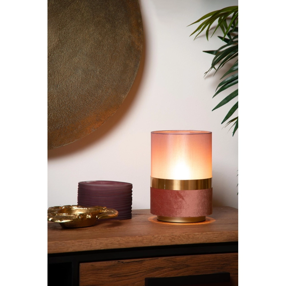 Design table lamp Extravaganza Tusse pink Ø 15cm Lucide 5411212105554