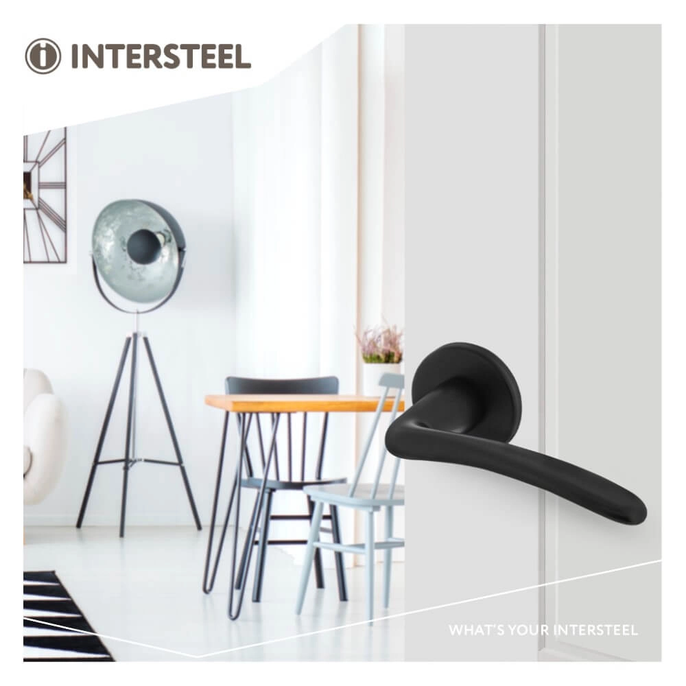 Door handle Zaia black Intersteel 8714186550892