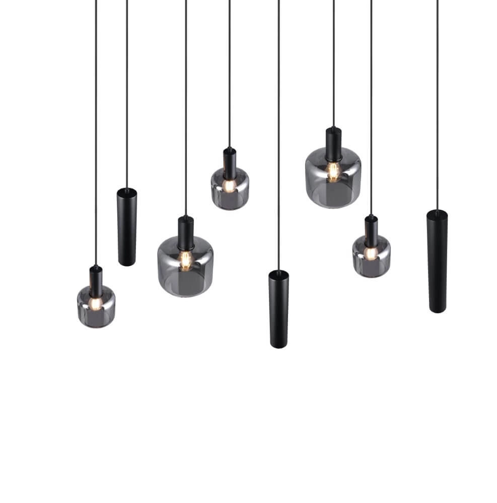 Dining table pendant lamp Mataro with pendants Trio 4017807612929