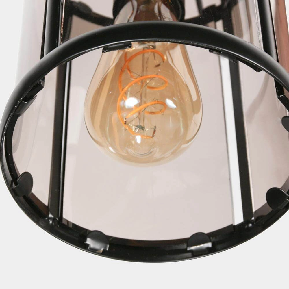 Classic ceiling lamp Pimpernel black Steinhauer 8712746174212