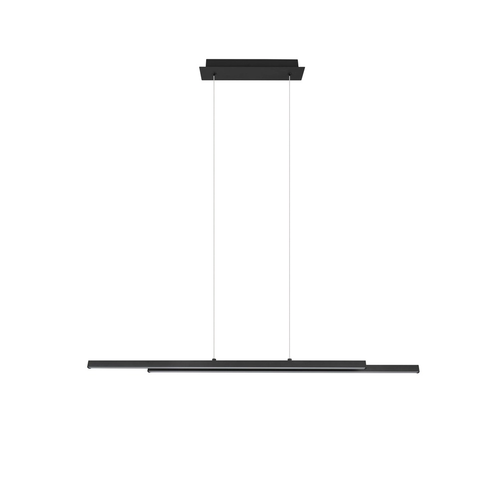 Pendant lamp Odio black Trio 4017807612523