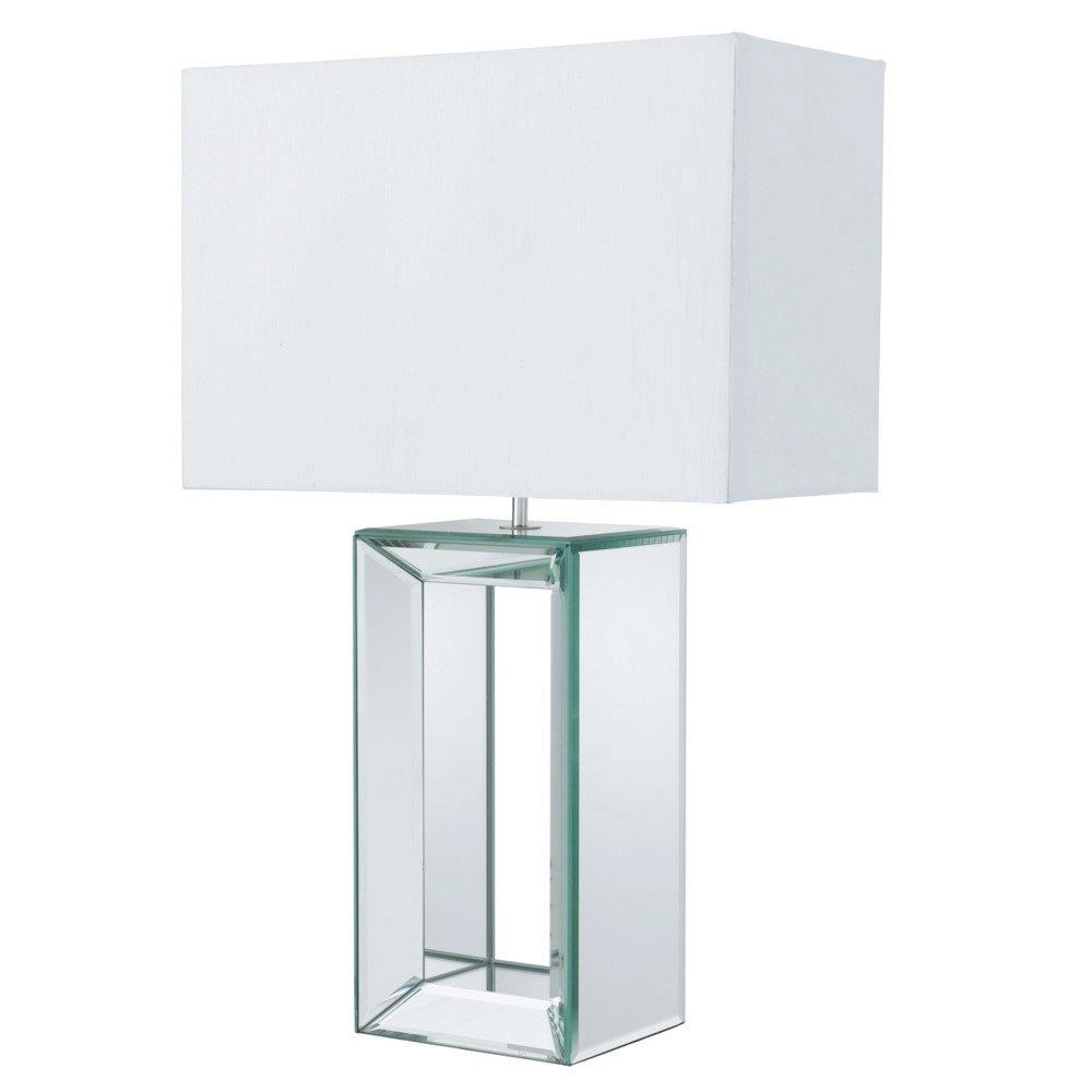Table lamp Mirror white with mirror glass