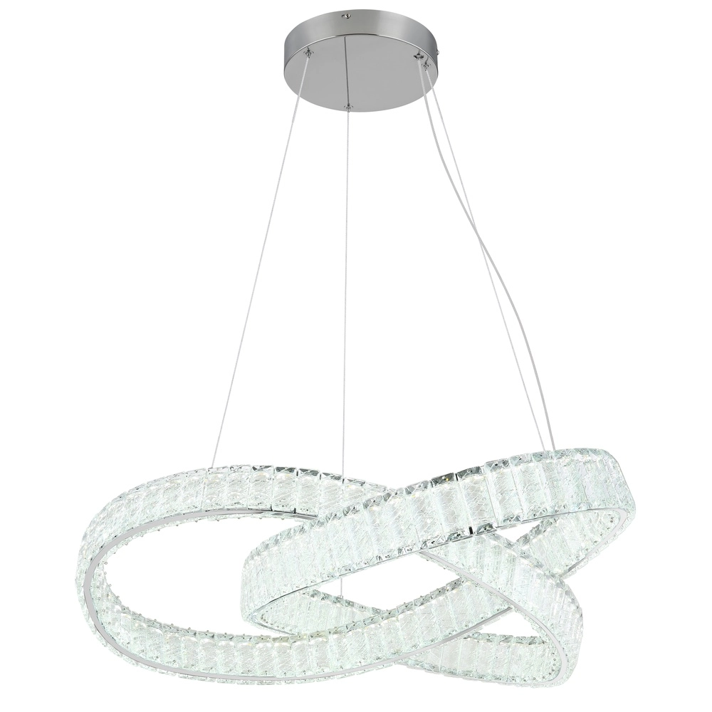 Unique pendant lamp Mucky chrome Globo 9007371468751