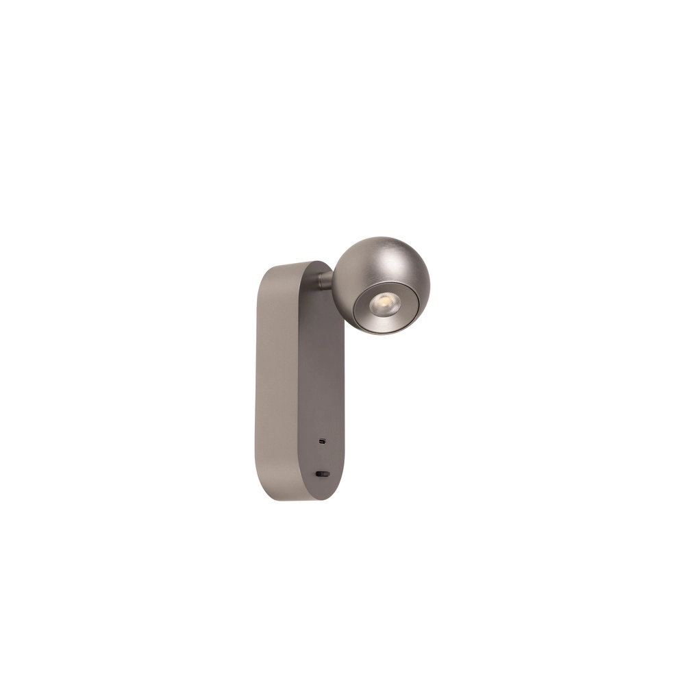Wall lamp bulb Montana Design Grey Premium by Lucide 5411212680129