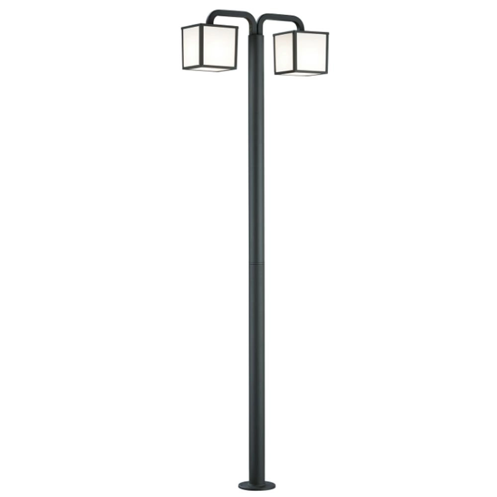 Outdoor lantern Cubango 2-light anthracite