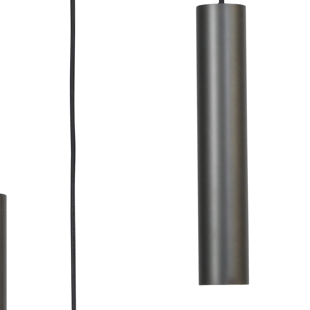 Black hanging lamp Run 3-light cylinders Masterlight 8718121206646