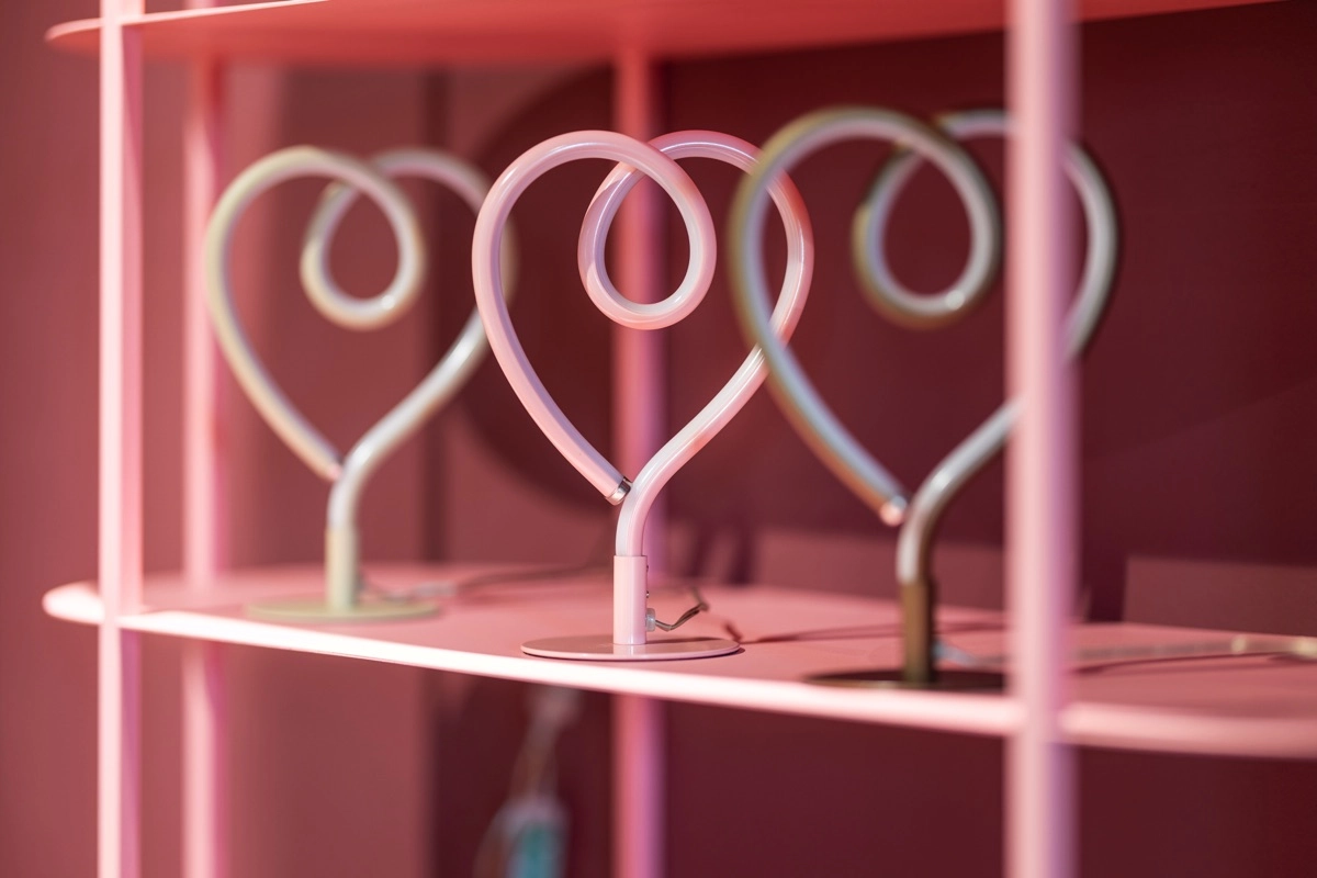 Heart table lamp Lovie sand ETH 8720195312109