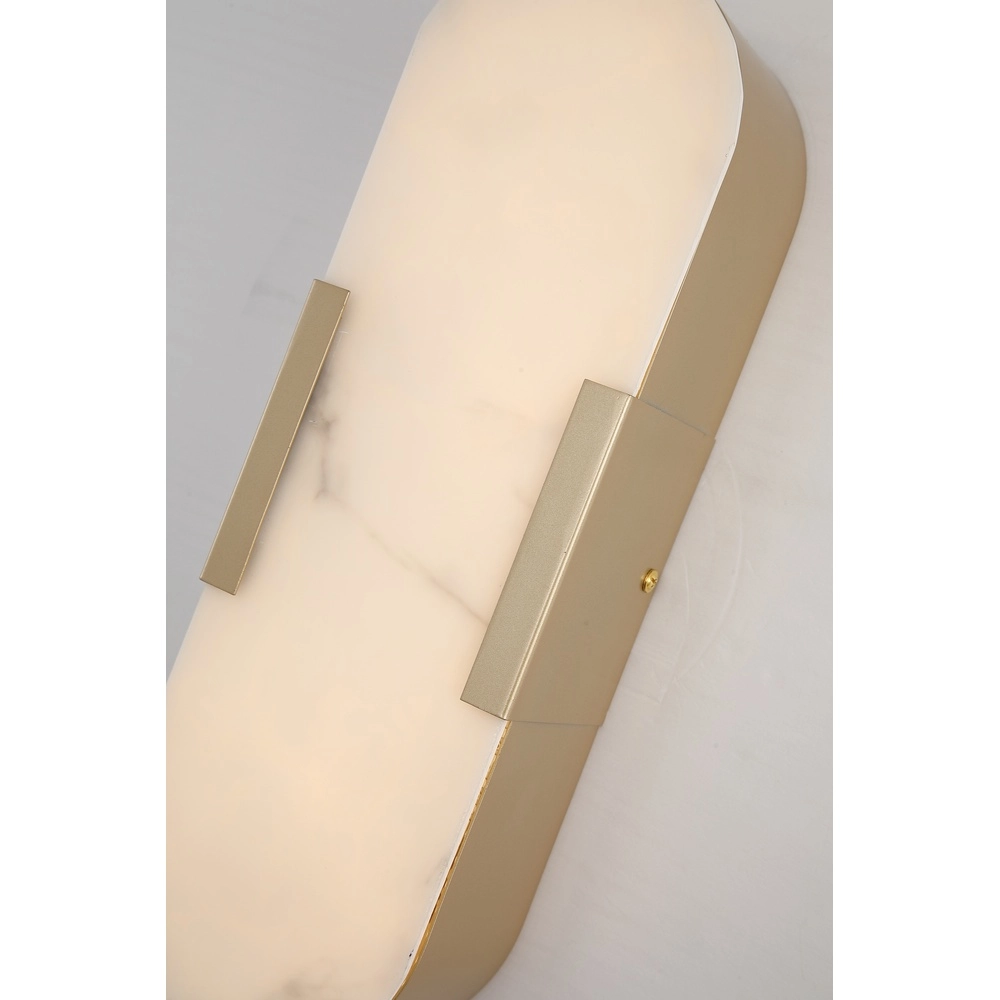 Wall lamp Opaline gold 35cm Searchlight 5053423300733