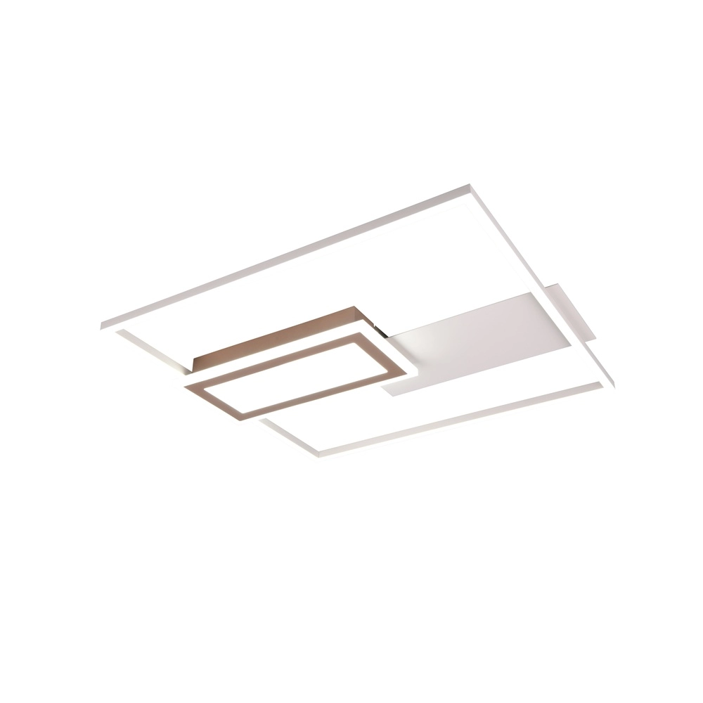 Square ceiling lamp Spiro grey 50cm Trio 4017807612479