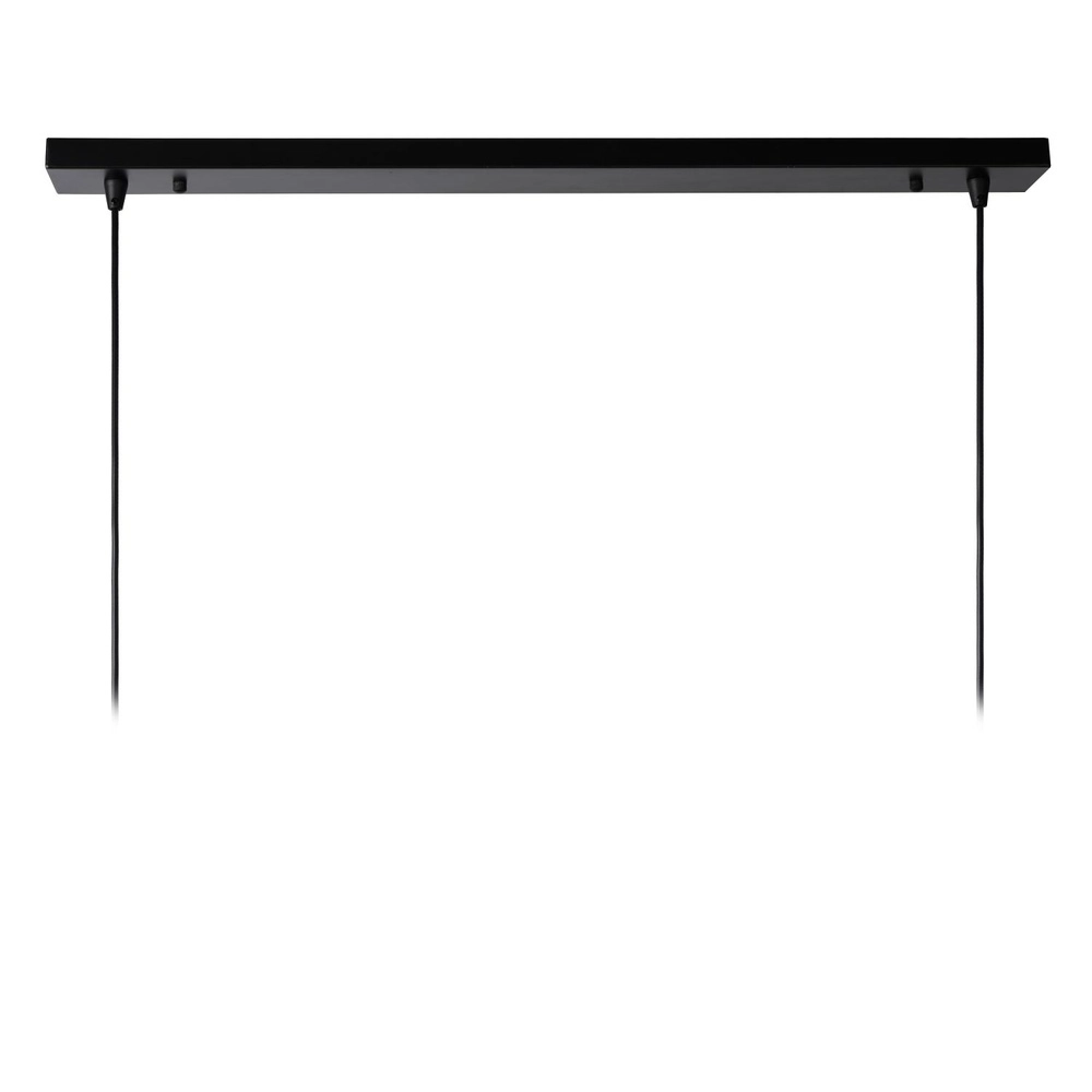 2-light pendant lamp Dikra Industrial Black Lucide 5411212761019