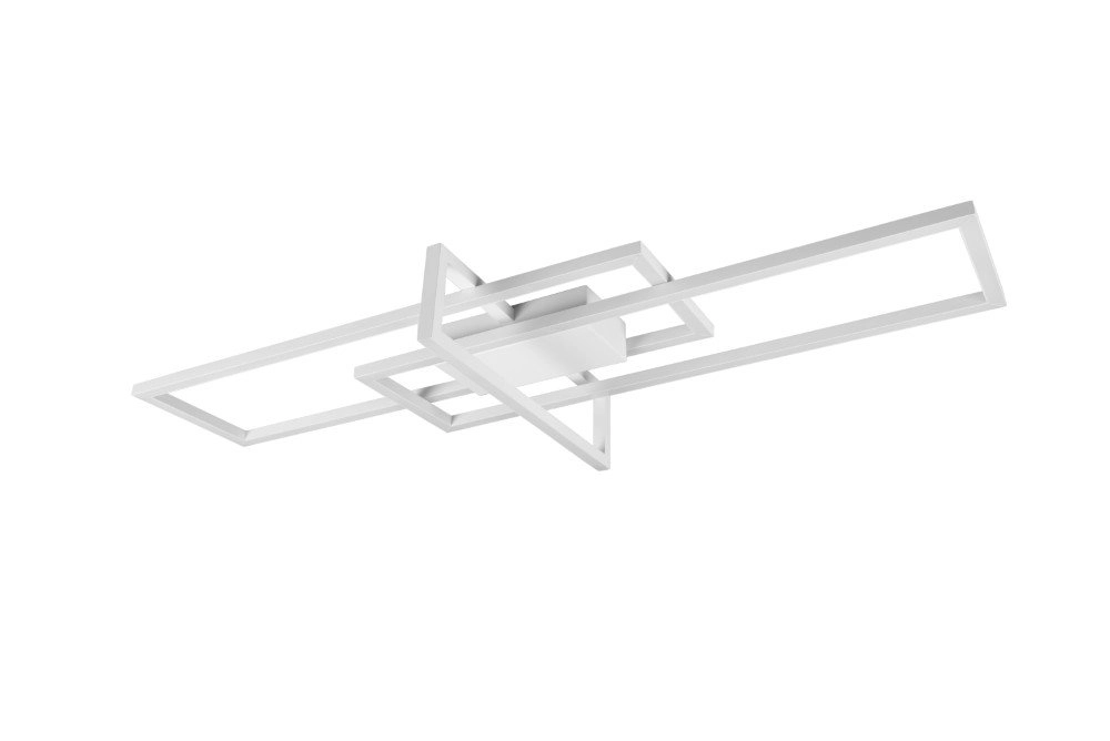 LED flush ceiling light Salinas 100cm white