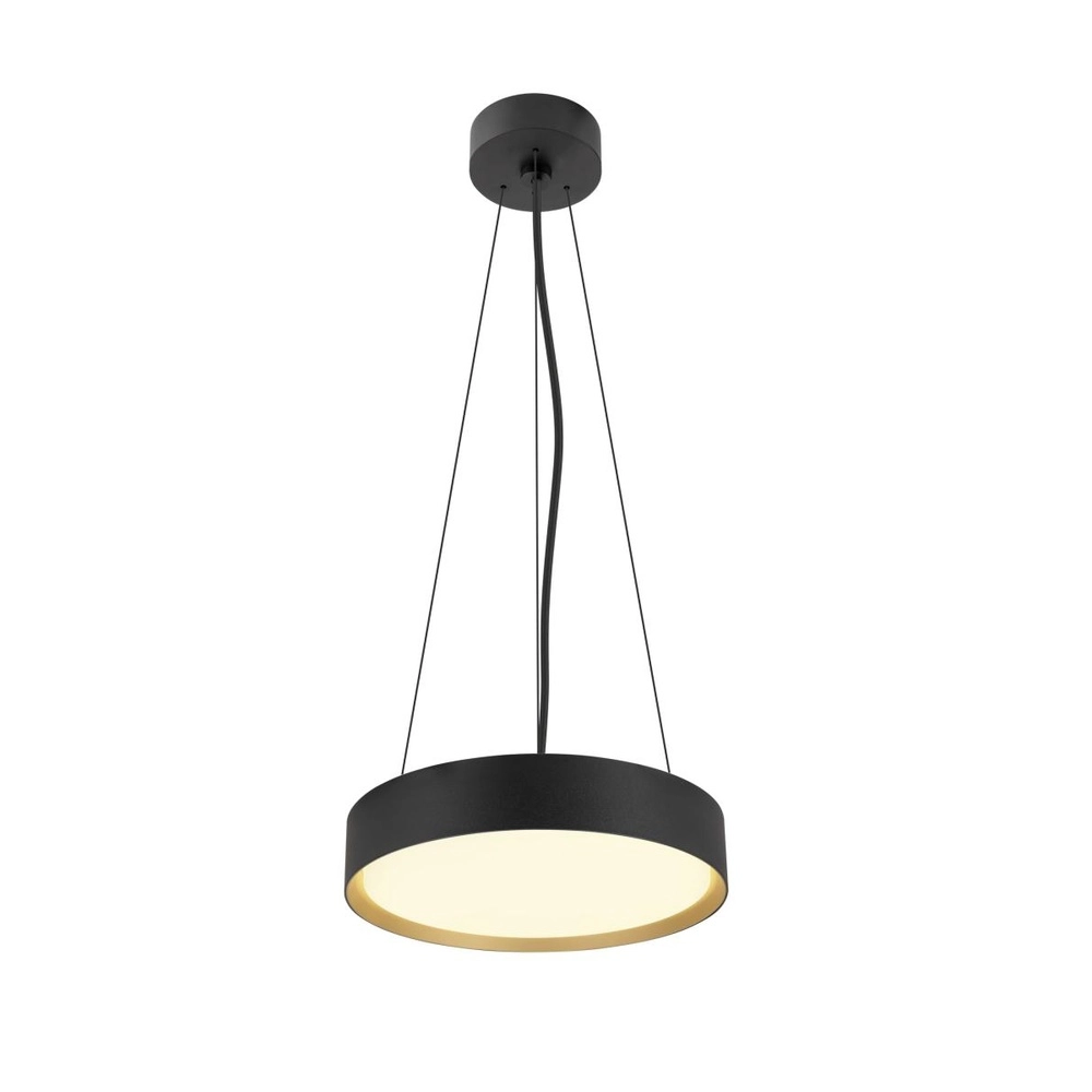 Ceiling lamp Decona Ø 30cm black with gold - 3000K/4000K SLV 4024163302968