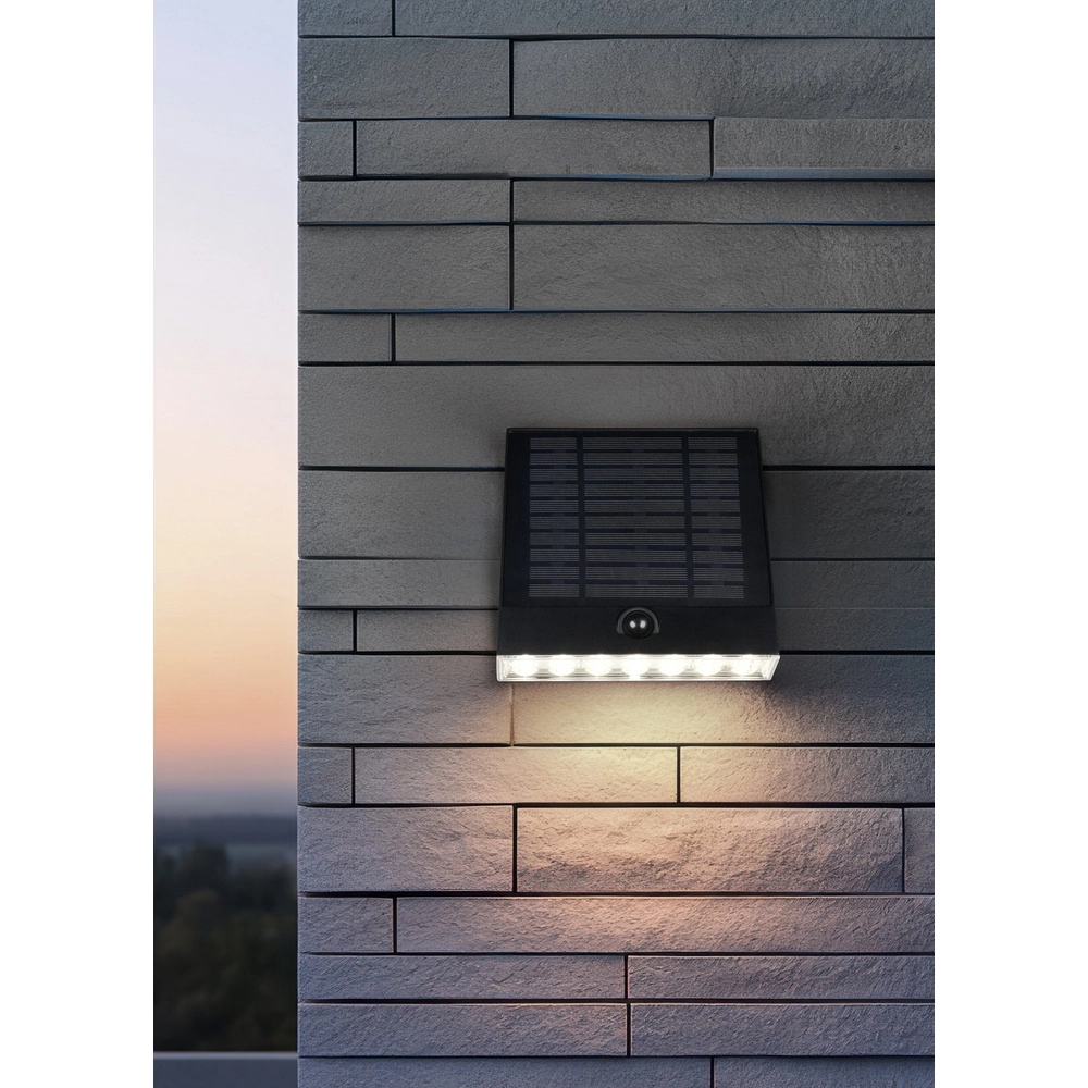 Solar wall light Alvorada Black Hybrid Trio 4017807648034