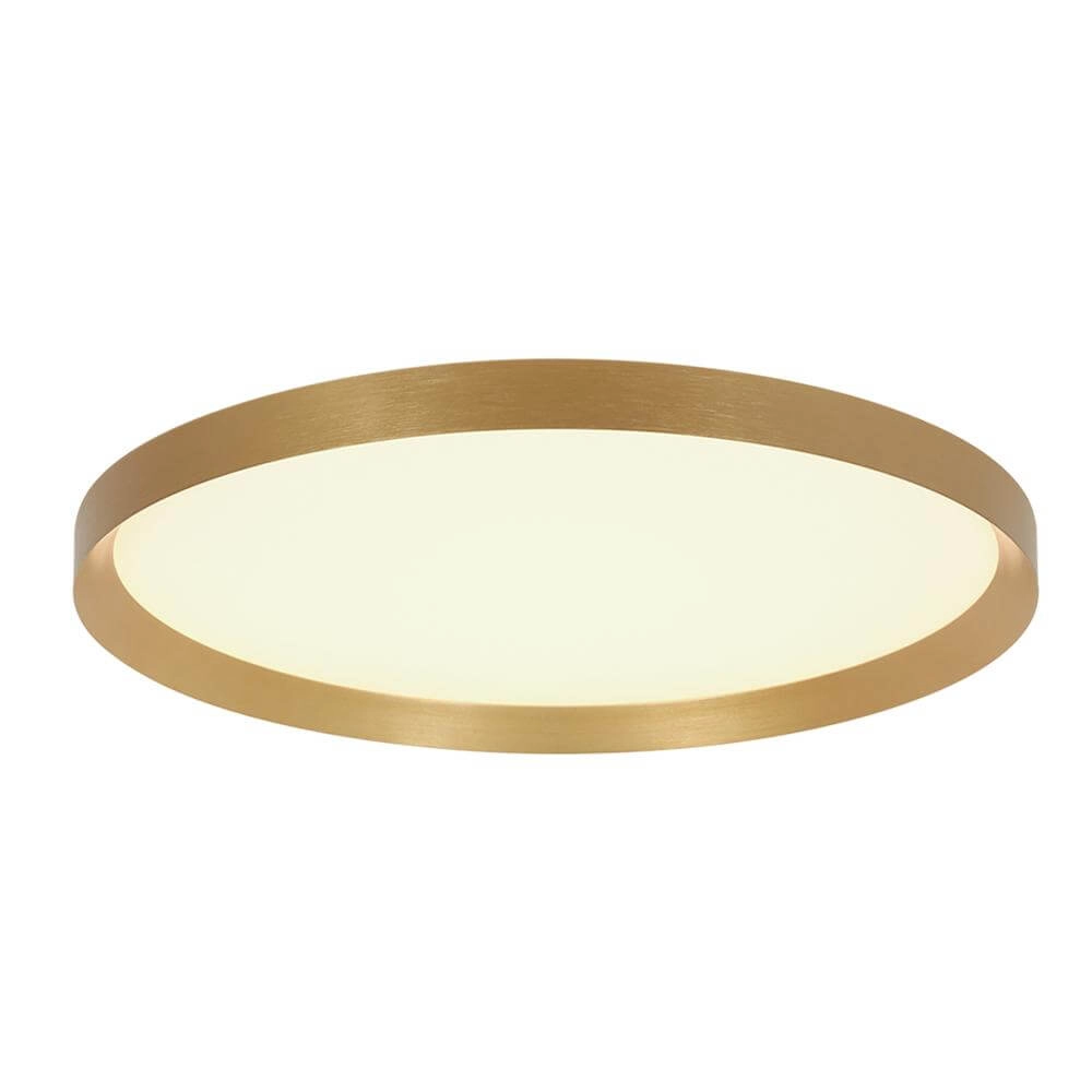 Sleek ceiling lamp Flady gold Ø 50cm