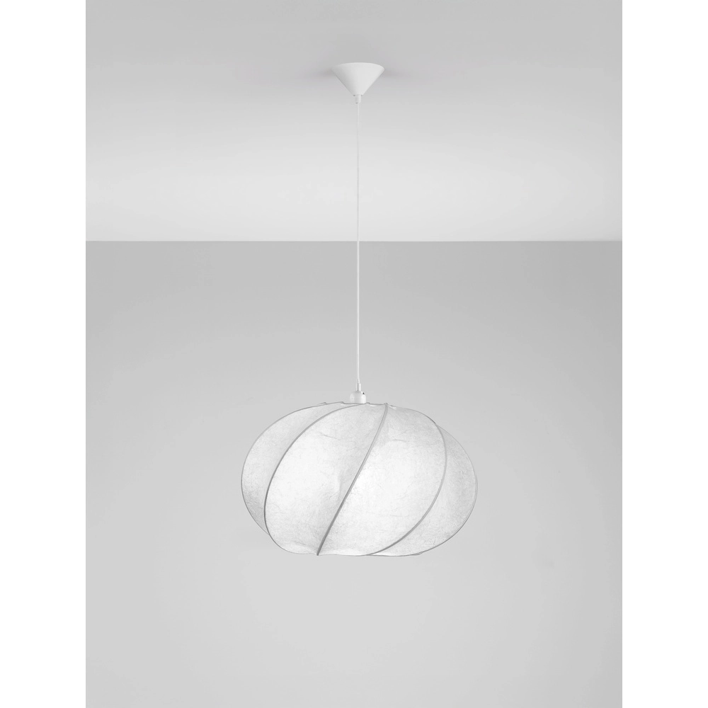 Pendant lamp Bora white Ø 55cm Lyora 5212017477446