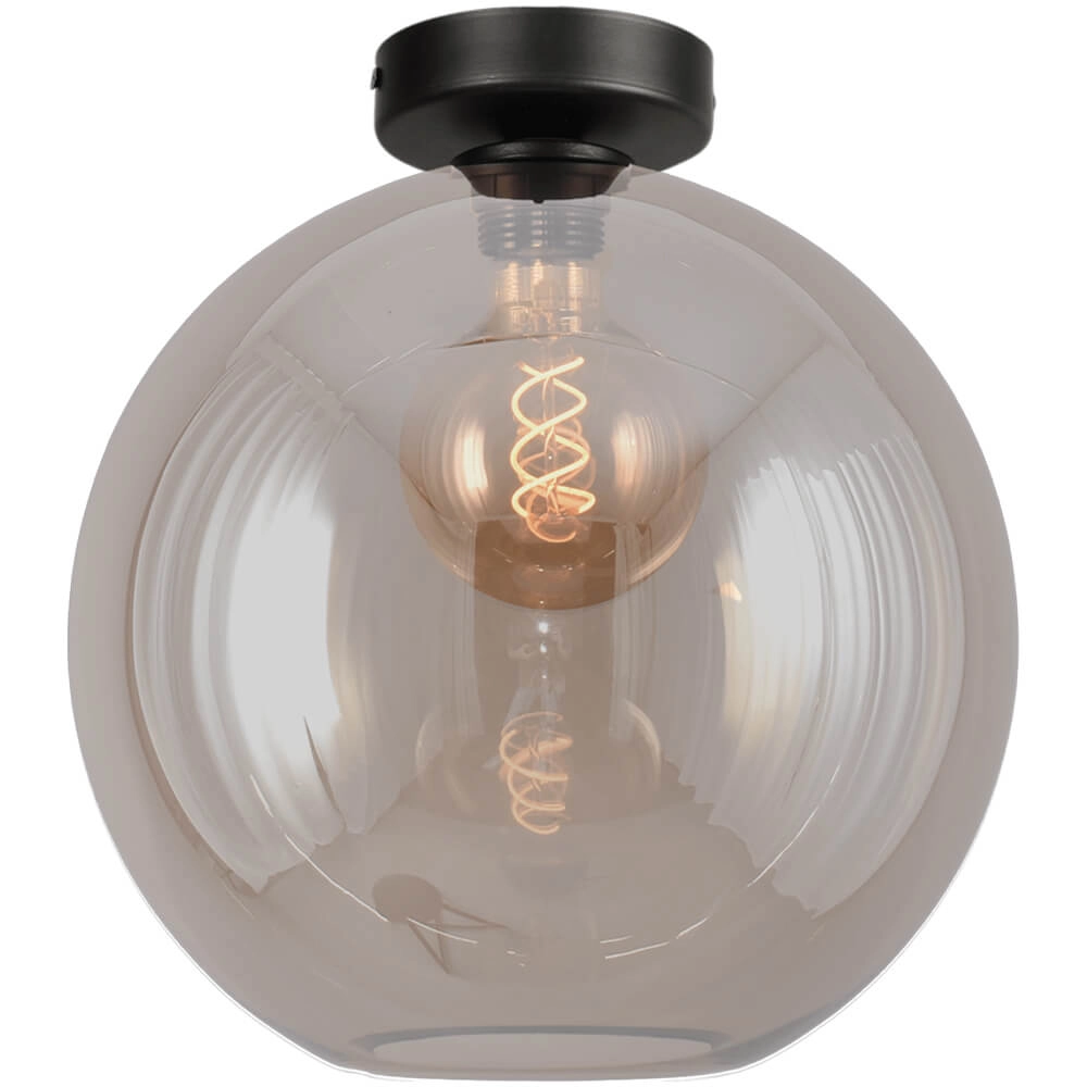 Ceiling light Bella 2 with Ø 30cm gold glass
