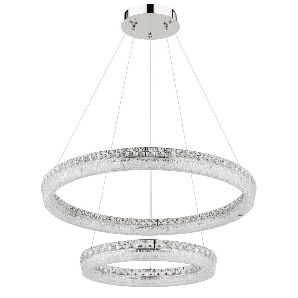 Pendant lamp Laurel chrome Ø 80cm Globo 9007371569779