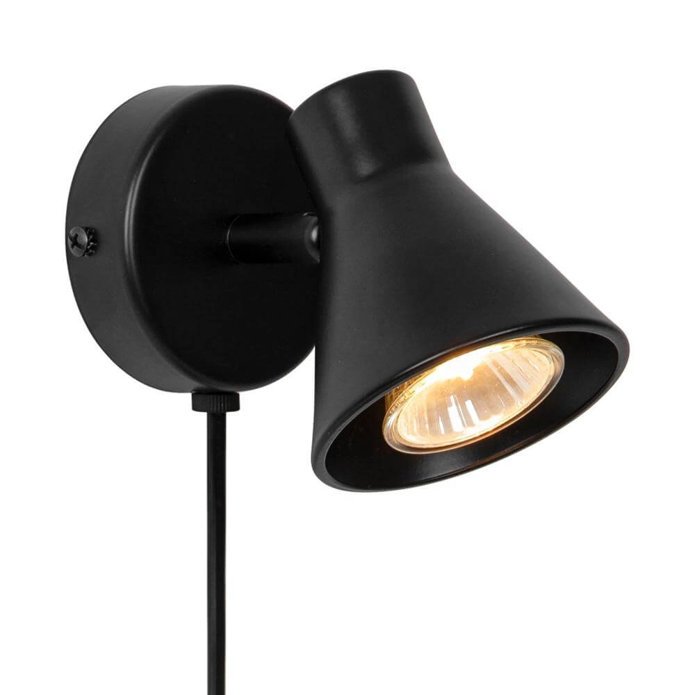 Wall light Eik black Nordlux 5704924011474