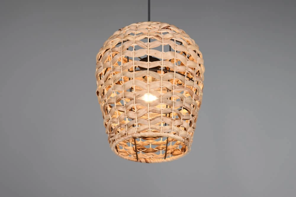 Country Pendant Lamp Jean Ø 29cm rattan Trio 4017807637670