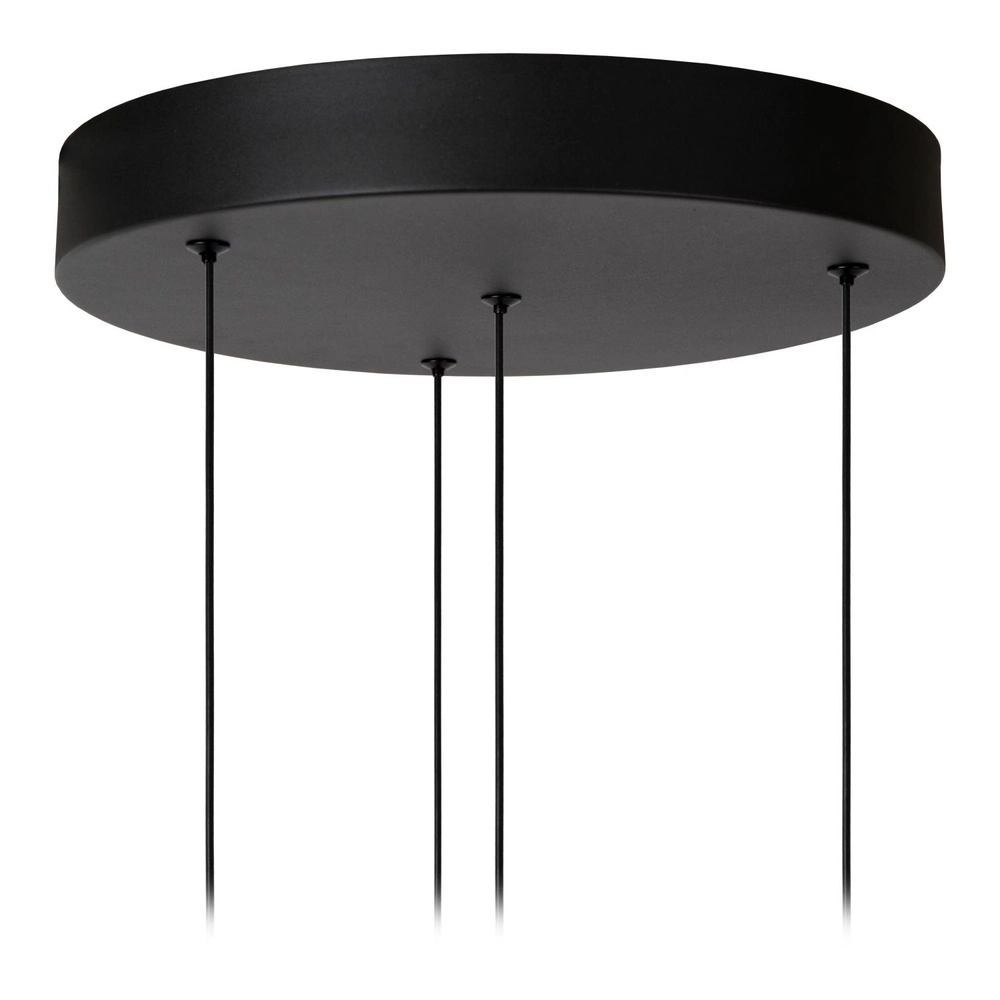 4-light pendant lamp Tamino Black Lucide 5411212741240