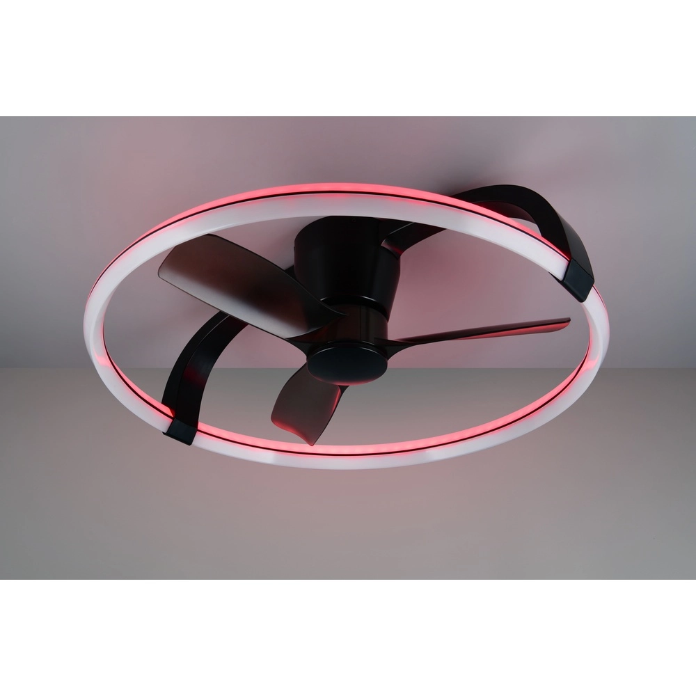 Smarthome fan Stockholm black Ø 73,5 Tuya Trio 4017807693133