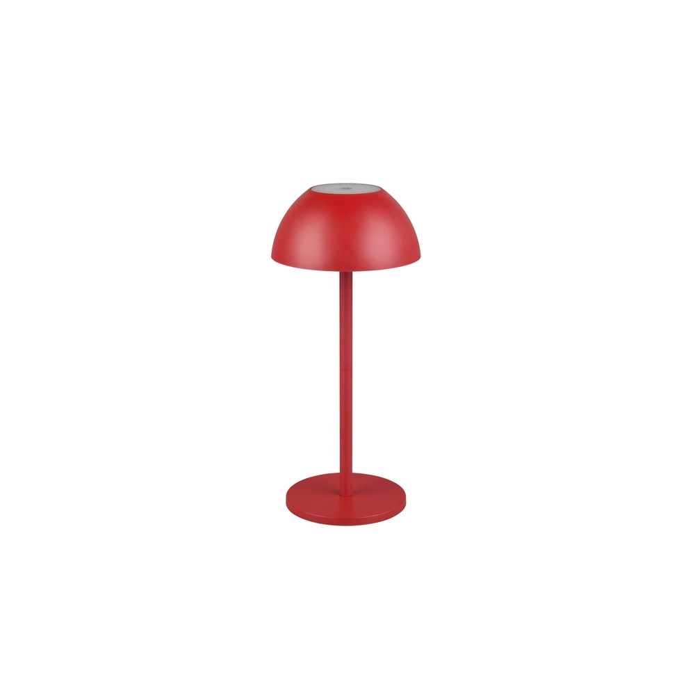 Table lamp Ricardo red Ø 13.5cm Trio 4017807601817