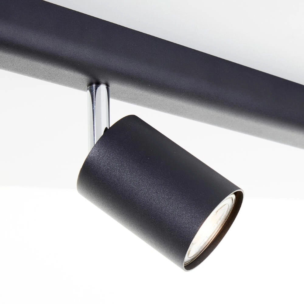 6-light ceiling lamp Different Design black Brilliant 4004353435294