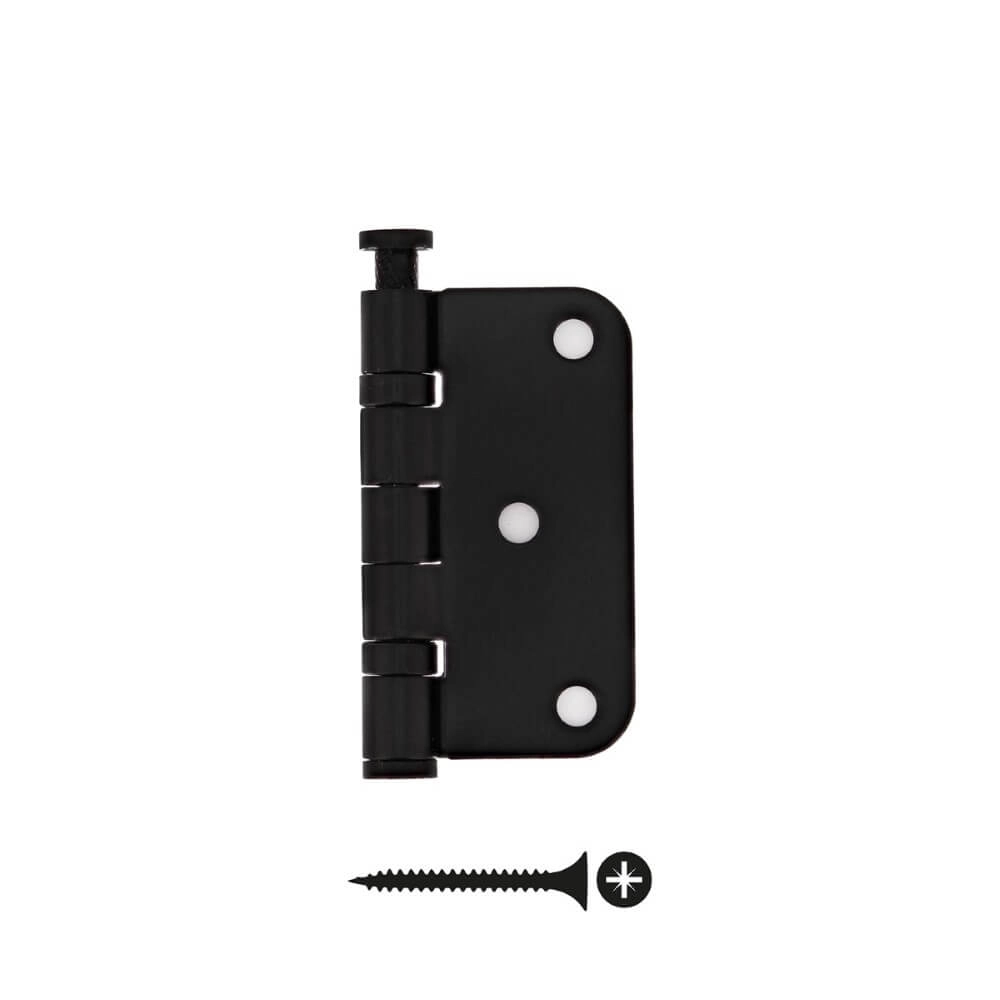 Ball bearing hinge Rotura rounded to 50kg black Intersteel 8714186460740