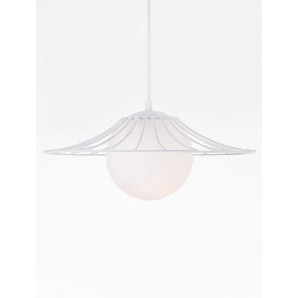 White pendant lamp Fly Ø 36cm Lyora 5212017436238