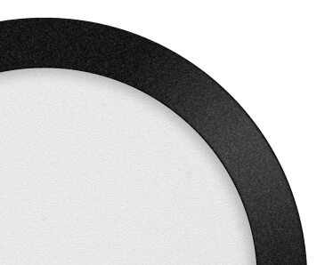 Led ceiling light Anne 15w - 2700K - Ø26cm black ETH 8720195301615