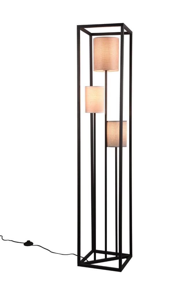Standing lamp Ross black Trio 4017807567786