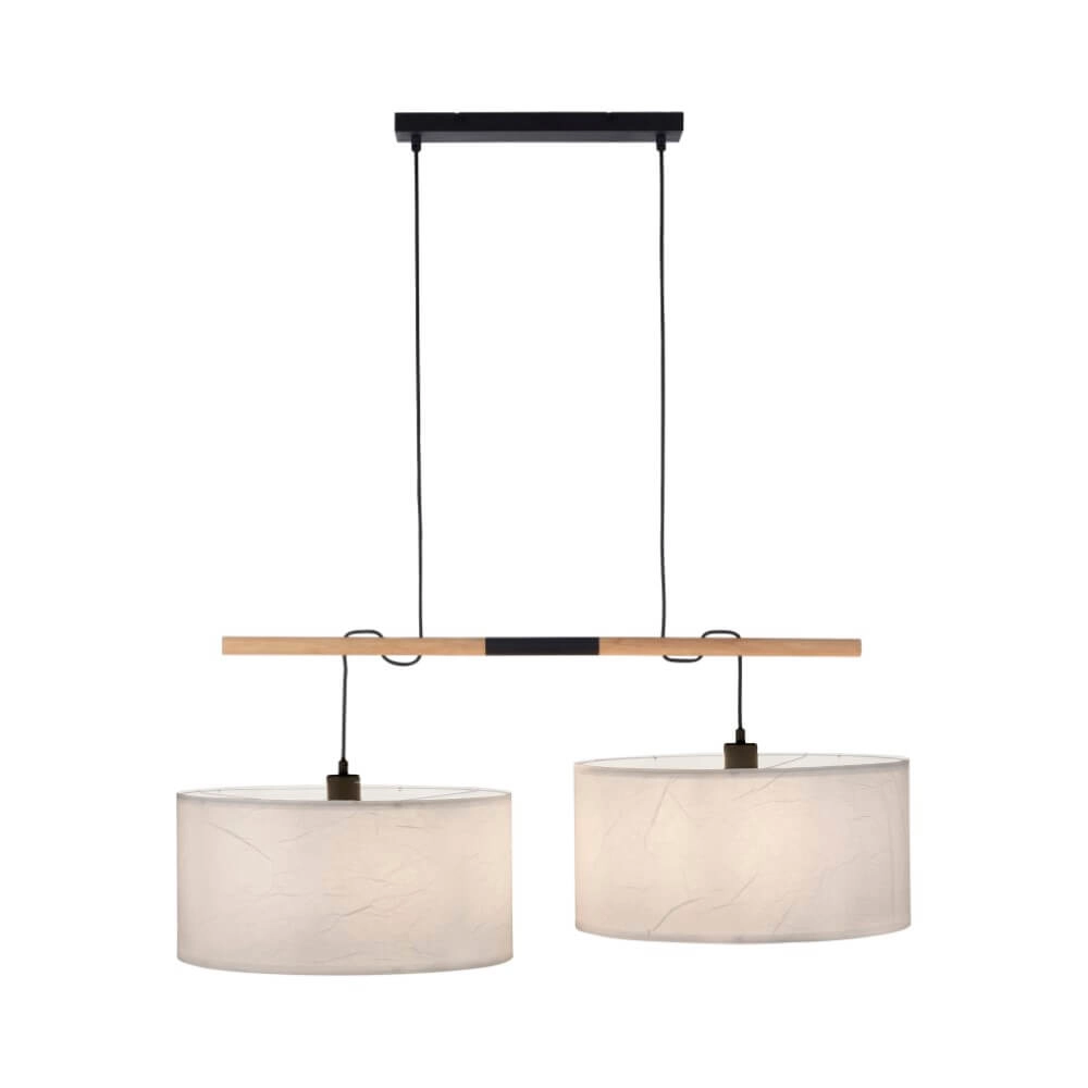 White pendant lamp Green Sofie pair Just Light 4043689995003