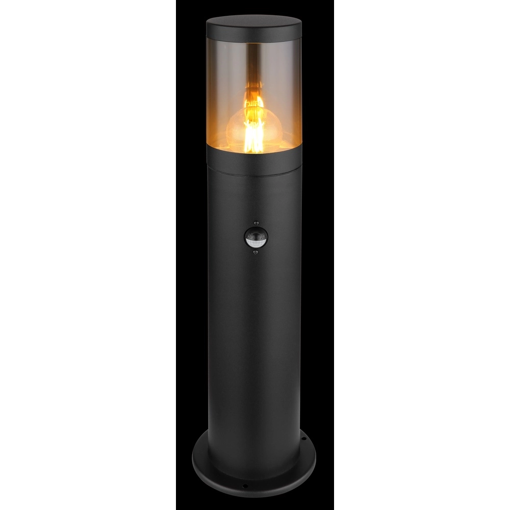 Modern garden lamp Xeloo Black with sensor Globo 9007371438280