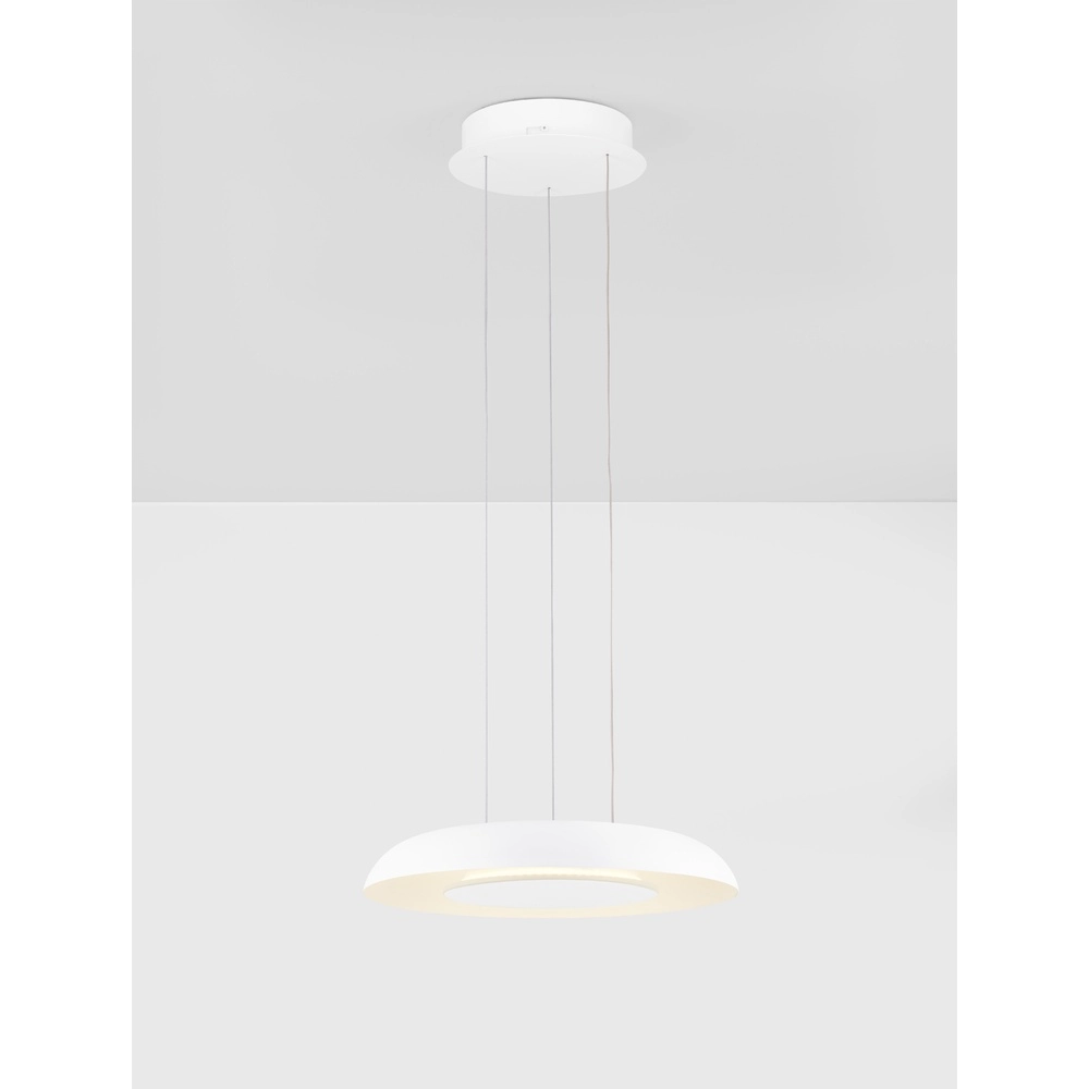 Modern pendant lamp Ormi Ø 40cm white
