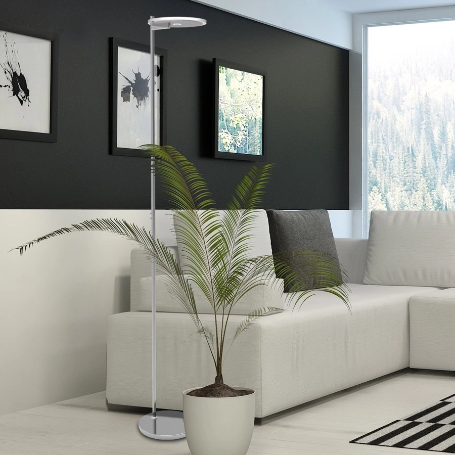 LED floor lamp Turound 40w - 2200-4000K - 187cm stainless steel clear glass Steinhauer 8712746134872