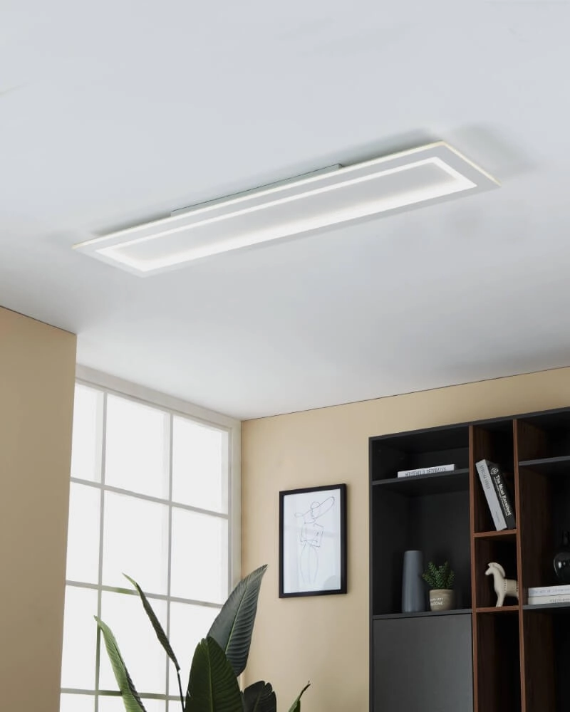 Rectangular ceiling lamp Padrogiano-Z white Eglo 9008606244201