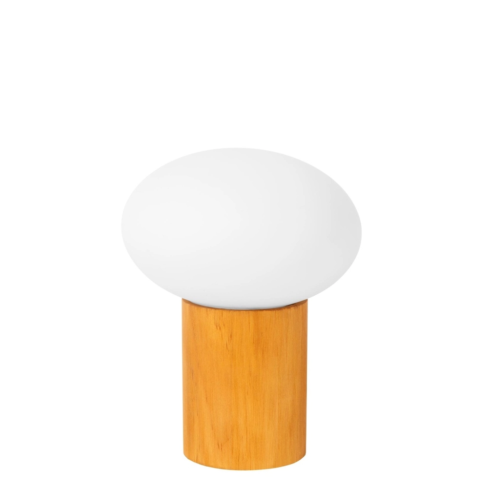 Scandinavian table lamp Birtle Light wood with white