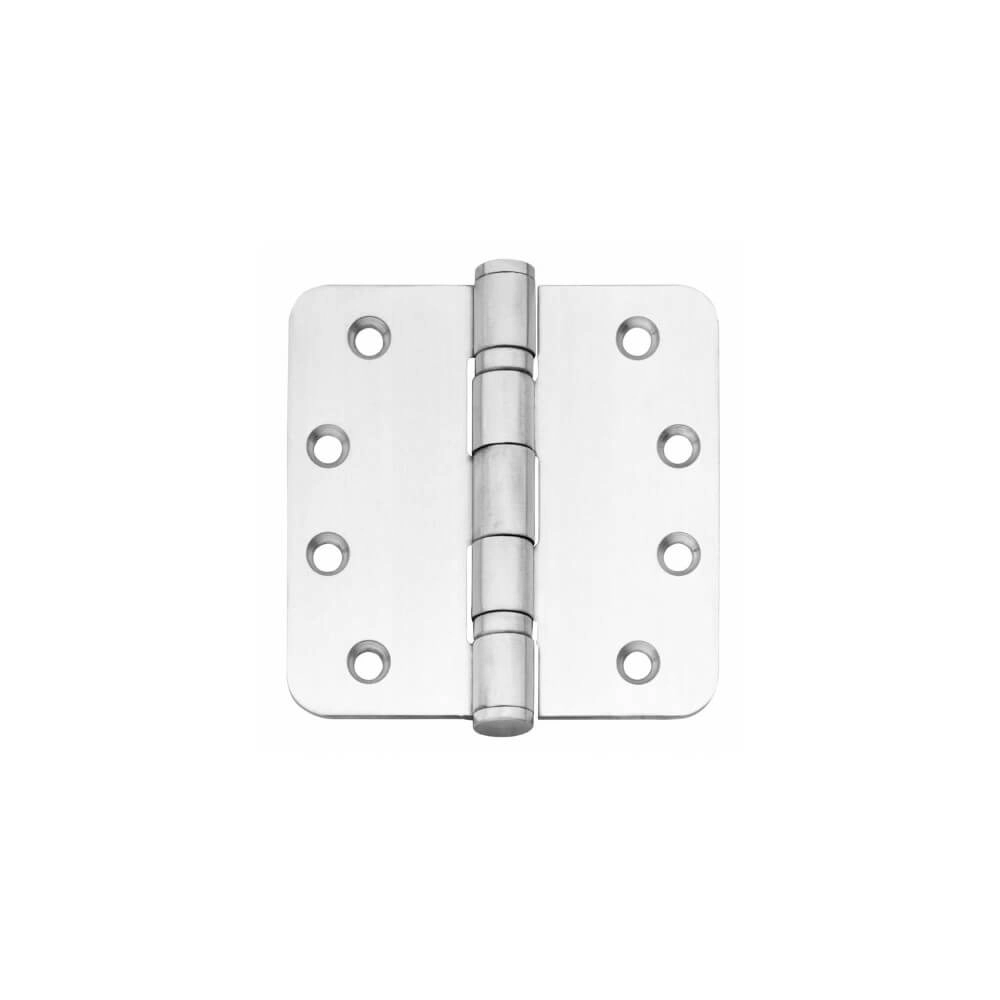 Ball bearing hinge Rotura rounded stainless steel up to 100kg