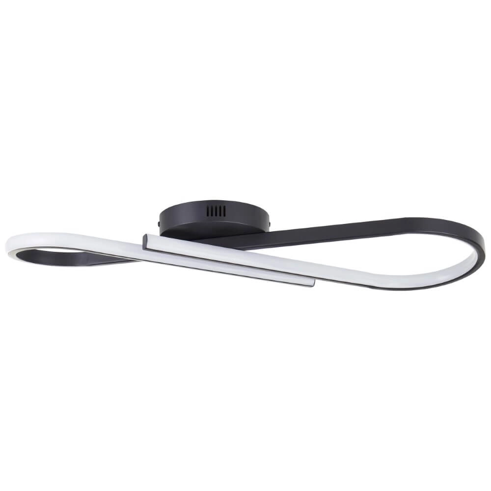 Black ceiling lamp Hinton black Brilliant 4004353442100