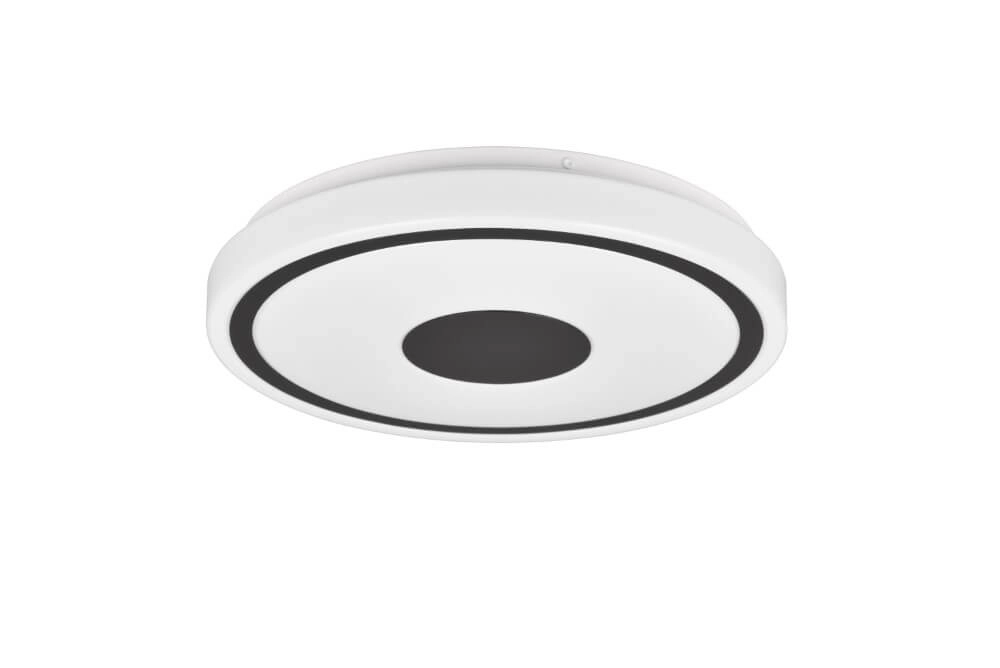 Ceiling lamp Bunda white with black