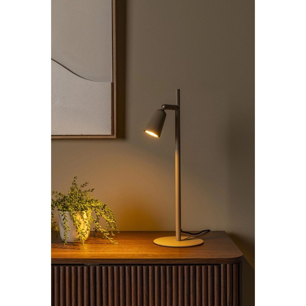 Design table lamp Tiana taupe Lucide 5411212650450