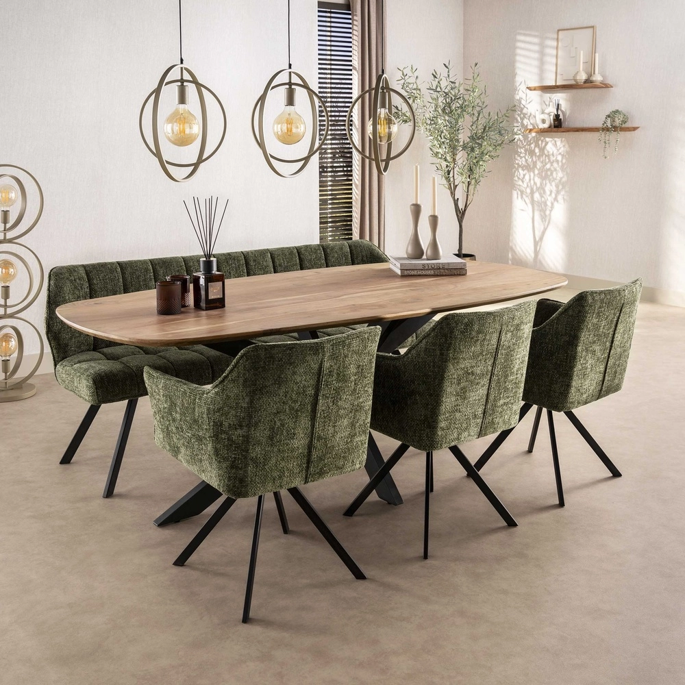 Dining table pendant lamp Turn 3L - Ø 40cm - sand Lyora 8716803513150