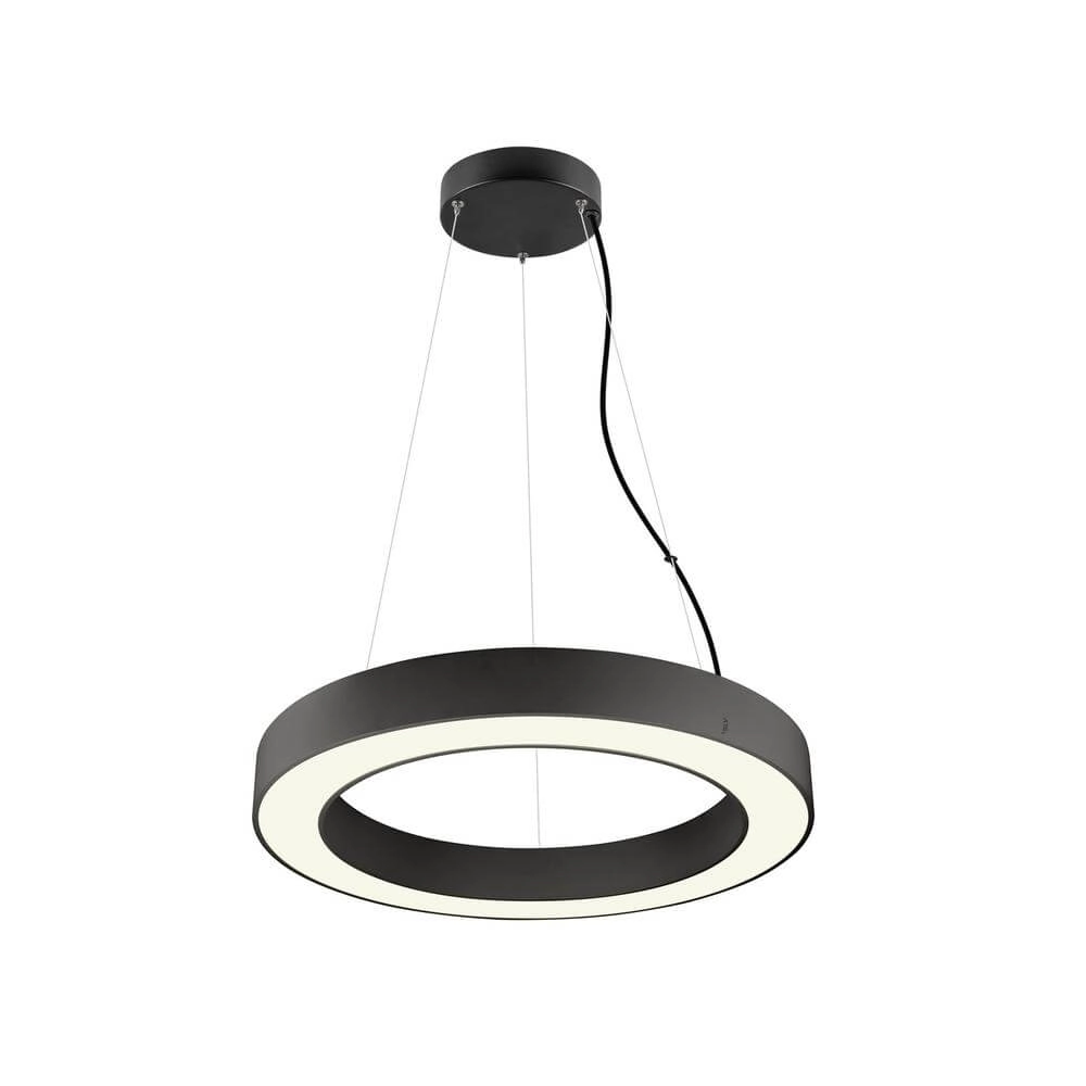 Black pendant lamp Medo Ring 60 Ø 60cm SLV 4024163298087